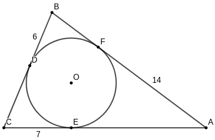 Contoh soal lingkaran dalam segitiga